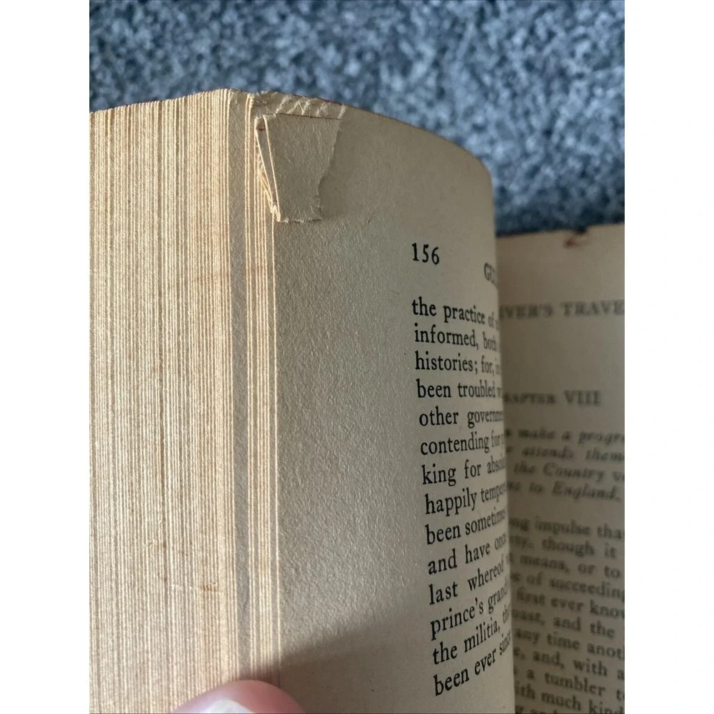 Vintage Pre-1944 Hardback Copy of Gulliver's Travels by Johnathan Swift Classic
